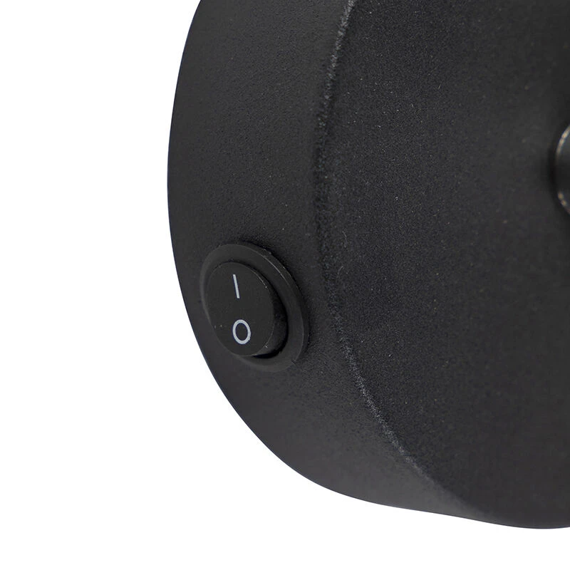 Am billigsten ⭐ QAZQA Design Wand- und Deckenstrahler schwarz mit Gold 1-Licht - Avril 🔔 8 Am billigsten ⭐ QAZQA Design Wand- und Deckenstrahler schwarz mit Gold 1-Licht - Avril 🔔 – Bild 8