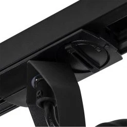 Aktion 😍 QAZQA Schienensystem mit 5 Spots schwarz - Film ⭐ -Deckenleuchten Verkaufs-Shop 5063 102472 10