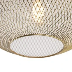 Auslauf 👏 QAZQA Modernes Schwarz mit goldener Deckenleuchte - Bliss Mesh 💯 18 Auslauf 👏 QAZQA Modernes Schwarz mit goldener Deckenleuchte - Bliss Mesh 💯 -Deckenleuchten Verkaufs-Shop 5066 98919 5