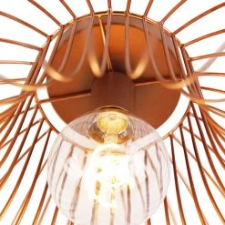 Auslauf ⭐ QAZQA Design-Deckenleuchte Kupfer - Sarina ⌛ -Deckenleuchten Verkaufs-Shop 5075 104528 3