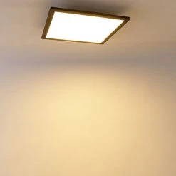 Billig ✨ QAZQA Deckenleuchte schwarz 40 cm inkl. LED mit Fernbedienung - Liv ❤️ -Deckenleuchten Verkaufs-Shop 5079 103463 9