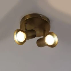 Beste Bewertungen von 🛒 QAZQA Deckenstrahler bronze dreh- und schwenkbar - Karin 2 ⌛ -Deckenleuchten Verkaufs-Shop 5080 92939 8