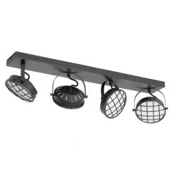 Beste Bewertungen von 🧨 QAZQA Vintage Spot schwarz länglich 4-flammig - Tamina 😍 -Deckenleuchten Verkaufs-Shop 5095 104430 12