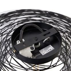 Aktion ⌛ QAZQA Design-Deckenleuchte schwarz oval - Sarella ✨ 19 Aktion ⌛ QAZQA Design-Deckenleuchte schwarz oval - Sarella ✨ -Deckenleuchten Verkaufs-Shop 5101 104533 8