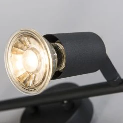 Besorgen 💯 QAZQA Industrie-Spot schwarz neigbar - Jeany 2 💯 -Deckenleuchten Verkaufs-Shop 5115 93275 9