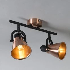 Coupon 🥰 QAZQA Klassischer Punktkupfer - Jos 2 ❤️ -Deckenleuchten Verkaufs-Shop 5126 92930 7