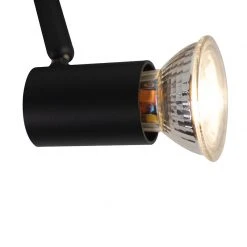 Aktion ✨ QAZQA Schienenfleck 3-phasig schwarz - Jeany 🎁 -Deckenleuchten Verkaufs-Shop 5130 98358 3