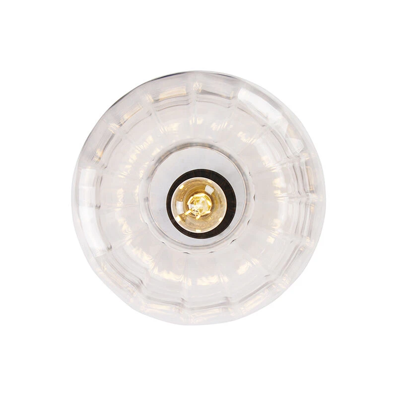 Auslauf 😉 QAZQA Design Deckenleuchte schwarz mit klarem Glas - Qara 🌟 8 Auslauf 😉 QAZQA Design Deckenleuchte schwarz mit klarem Glas - Qara 🌟 – Bild 8