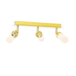 Budget 👏 QAZQA Moderne badkamer spot staal 3-lichts IP44 - Japie 😍 -Deckenleuchten Verkaufs-Shop 5150 105915 7