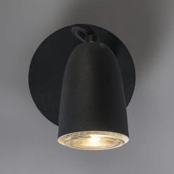 Budget 💯 QAZQA Retro Spot schwarz dreh- und neigbar - Taza 1 👍 -Deckenleuchten Verkaufs-Shop 5156 91233 3