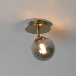 Bestpreis ⭐ QAZQA Country Spot gold verstellbar mit Rauchglas - Athen 🎁 20 Bestpreis ⭐ QAZQA Country Spot gold verstellbar mit Rauchglas - Athen 🎁 -Deckenleuchten Verkaufs-Shop 5159 103130 9