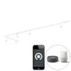 Neu ⭐ QAZQA Smart railsysteem wit 1-fase 5-lichts incl. Wifi GU10 - Jeany 👏
