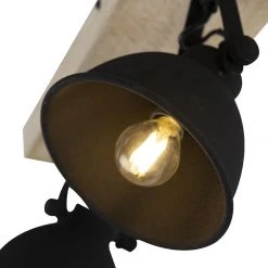 Billig 🥰 Leuchten Direct Rustikaler Strahler schwarz 3-Flammig - Fors 🛒 -Deckenleuchten Verkaufs-Shop 5172 98981 2