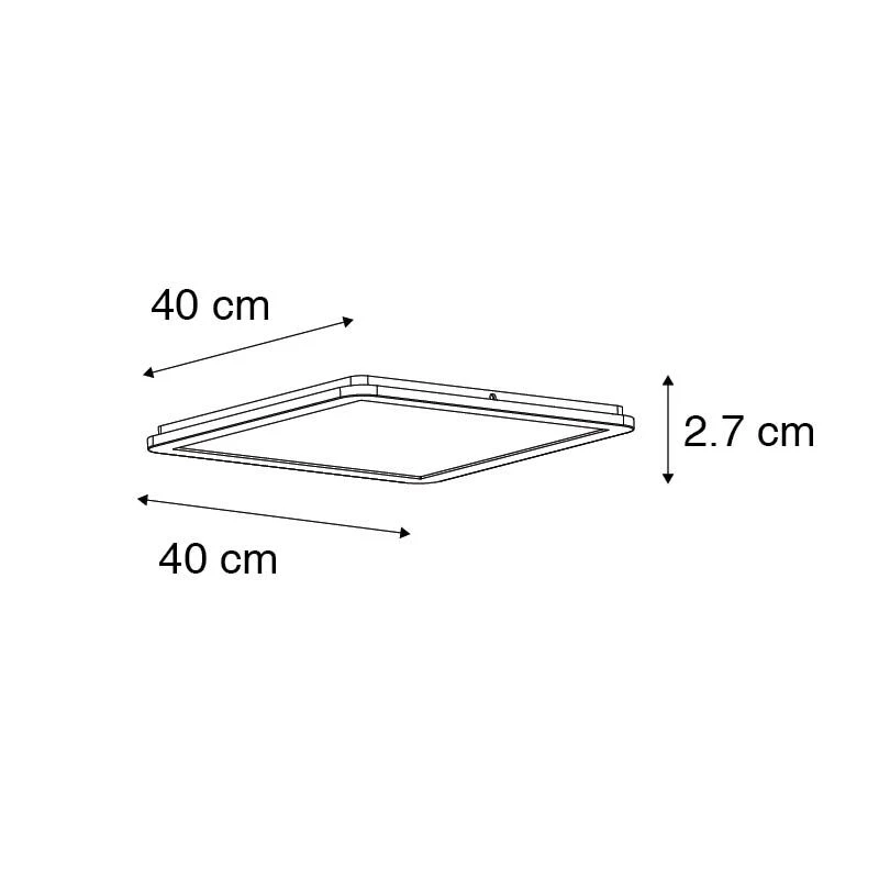 Bestes Angebot 🎉 QAZQA Deckenleuchte schwarz 40 cm inkl. LED 3-stufig dimmbar IP44 - Steve ✨ 5 Bestes Angebot 🎉 QAZQA Deckenleuchte schwarz 40 cm inkl. LED 3-stufig dimmbar IP44 - Steve ✨ – Bild 5