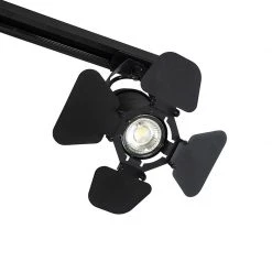 Bestes Angebot 🔔 QAZQA Smart railsysteem zwart 3-lichts incl. Wifi GU10 - Movie 🥰 -Deckenleuchten Verkaufs-Shop 5245 106247 6