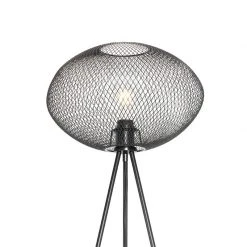 Bestpreis ✨ QAZQA Industrielle Stehlampe schwarzes Stativ - Molly 🎁 -Deckenleuchten Verkaufs-Shop 5257 104490 4