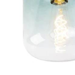 Bestpreis 🌟 QAZQA Design-Deckenleuchte Gold mit grünem Glas - Bliss 🎉 -Deckenleuchten Verkaufs-Shop 5302 104865 2