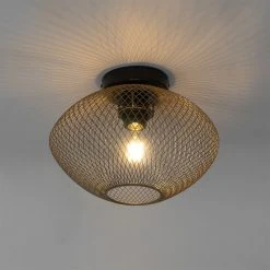 Top 10 🥰 QAZQA Industrielle Deckenlampe gold - Molly 😍 24 Top 10 🥰 QAZQA Industrielle Deckenlampe gold - Molly 😍 -Deckenleuchten Verkaufs-Shop 5332 104489 11