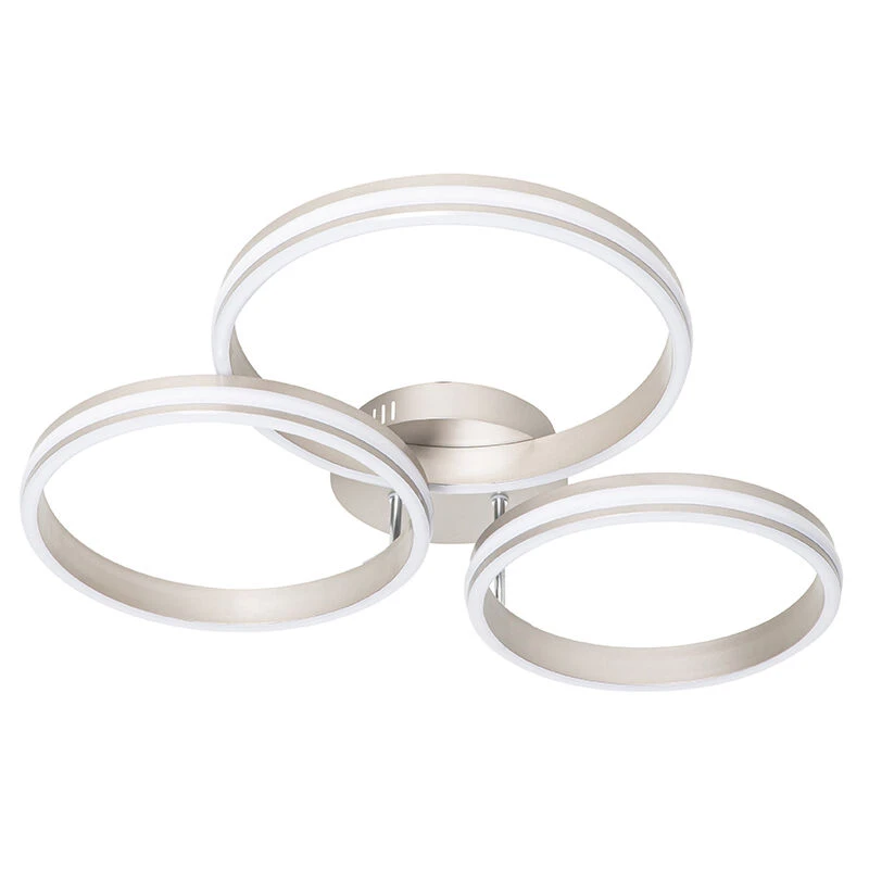 Bestes Angebot 🧨 QAZQA Deckenleuchte Stahl inkl. LED 3-Stufen dimmbar 3-Licht - Navara 🧨 15 Bestes Angebot 🧨 QAZQA Deckenleuchte Stahl inkl. LED 3-Stufen dimmbar 3-Licht - Navara 🧨 – Bild 15