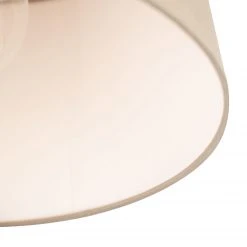 Großhandel 😀 QAZQA Moderne Deckenleuchte mit taupe Schirm 35 cm - Combi ⭐ -Deckenleuchten Verkaufs-Shop 5385 98641 2