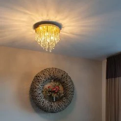 Brandneu 👏 QAZQA Klassische Deckenleuchte Gold / Messing 35 cm - Medusa 🎉