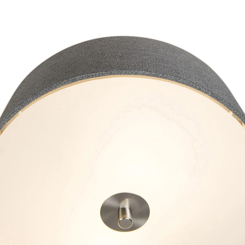 Bestes Angebot 🎉 QAZQA Ländliche Deckenleuchte grau 30 cm - Drum Jute 👍 6 Bestes Angebot 🎉 QAZQA Ländliche Deckenleuchte grau 30 cm - Drum Jute 👍 – Bild 6