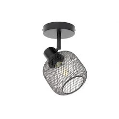 Neu ⭐ QAZQA Industriespot schwarz - Bliss Mesh 😍 -Deckenleuchten Verkaufs-Shop 5454 104476 13