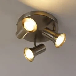 Budget 🎁 QAZQA Deckenstrahler Stahl dreh- und schwenkbar - Karin 3 🎉 -Deckenleuchten Verkaufs-Shop 5473 92941 6