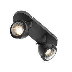 Rabatt ❤️ QAZQA Industriële spot zwart verstelbaar 2-lichts - Emado 😀 -Deckenleuchten Verkaufs-Shop 5477 105752 9