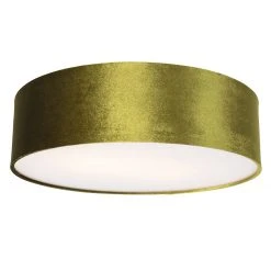 Auslauf 🥰 QAZQA Plafondlamp groen 40 cm met gouden binnenkant - Drum 👏 -Deckenleuchten Verkaufs-Shop 5480 105483 4