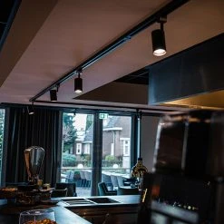 Aktion 🎁 QAZQA Smart Rail System schwarz 5 Spots inkl. 5 Wifi GU10 - Jeana 💯 -Deckenleuchten Verkaufs-Shop 5485 103554 18