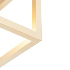 Großhandel 🎁 QAZQA Industrielle Deckenlampe Gold mit Marmor - Cage 🔔 -Deckenleuchten Verkaufs-Shop 5497 105256 5