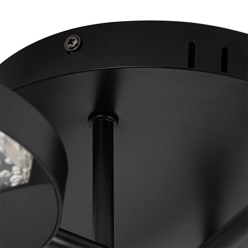 Coupon 💯 QAZQA Deckenleuchte schwarz inkl. LED 3-Stufen dimmbar 8 Lichter - Patrick 👍 7 Coupon 💯 QAZQA Deckenleuchte schwarz inkl. LED 3-Stufen dimmbar 8 Lichter - Patrick 👍 – Bild 7