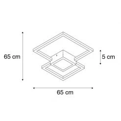 Blitzangebot 😀 Trio Leuchten Design Deckenleuchte grau inkl. LED 3-stufig dimmbar - Cindy 👍 -Deckenleuchten Verkaufs-Shop 5519 103679 3