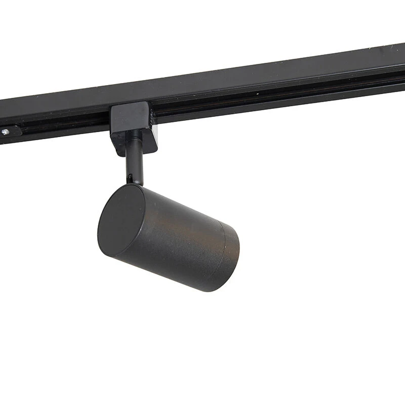 Schlussverkauf 🤩 QAZQA Modernes Schienensystem schwarz mit 14 Spots 1-phasig - Jeana ⭐ 3 Schlussverkauf 🤩 QAZQA Modernes Schienensystem schwarz mit 14 Spots 1-phasig - Jeana ⭐ – Bild 3