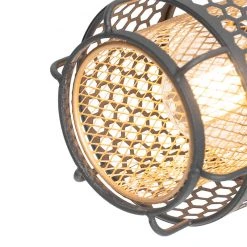 Schlussverkauf ⌛ QAZQA Design-Deckenleuchte Schwarz mit Gold 3-flammig - Noud 🌟 15 Schlussverkauf ⌛ QAZQA Design-Deckenleuchte Schwarz mit Gold 3-flammig - Noud 🌟 -Deckenleuchten Verkaufs-Shop 5525 105049 2