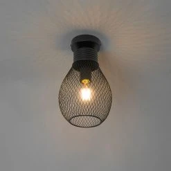 Budget ⭐ QAZQA Design Deckenleuchte schwarz - Raga 🤩 -Deckenleuchten Verkaufs-Shop 5540 103513 11