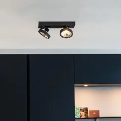 Bestpreis 🌟 QAZQA Moderner Spot anthrazit schwenk- und neigbar - Ga 2 👍