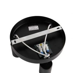 Auslauf 🛒 QAZQA Moderne Deckenleuchte schwarz 3-Licht rund - Facil 🥰 -Deckenleuchten Verkaufs-Shop 5592 102459 8