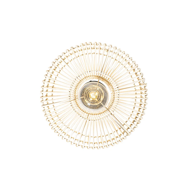 Angebote 🌟 QAZQA Orientalische Deckenlampe aus Rattan - Maud ⭐ 9 Angebote 🌟 QAZQA Orientalische Deckenlampe aus Rattan - Maud ⭐ – Bild 9