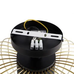 Großhandel 👏 QAZQA Design Deckenleuchte Gold mit Schwarz - Marnie 🛒 -Deckenleuchten Verkaufs-Shop 5624 102537 9