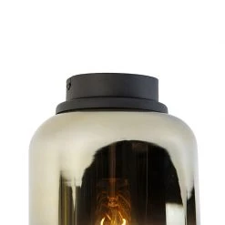 Aktion 🧨 QAZQA Design-Deckenleuchte schwarz mit Goldglas - Bliss 🎉 -Deckenleuchten Verkaufs-Shop 5634 104859 5