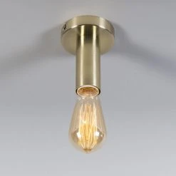 Top 10 🔔 QAZQA Moderne Deckenleuchte Gold - Facil 1 💯 -Deckenleuchten Verkaufs-Shop 5644 92424 5