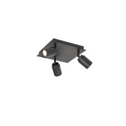 Schlussverkauf ✨ QAZQA Professional Moderner Spot schwarz quadratisch 3-Licht IP44 - Ducha 🎉 -Deckenleuchten Verkaufs-Shop 5651 105235 6