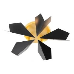 Bester Verkauf ✔️ QAZQA Design-Deckenleuchte Schwarz mit Gold 5-flammig - Sinem 🛒 -Deckenleuchten Verkaufs-Shop 5653 105413 8