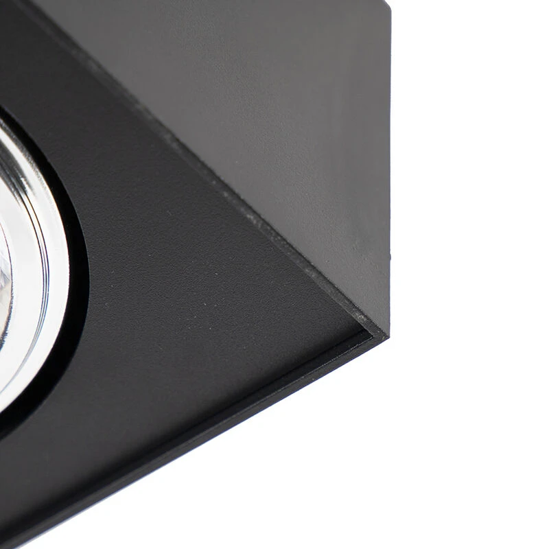 Auslauf 🎁 QAZQA Design-Spot schwarz quadratisch 3-flammig - Kaya 😀 7 Auslauf 🎁 QAZQA Design-Spot schwarz quadratisch 3-flammig - Kaya 😀 – Bild 7