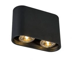 Budget ⌛ QAZQA Modernes Punktschwarz - Ronda duo 🤩