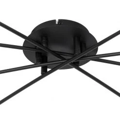 Coupon 🌟 QAZQA Moderne Deckenleuchte schwarz mit goldenen 8 Lichtern - Athens Wire ❤️ -Deckenleuchten Verkaufs-Shop 5662 103145 5