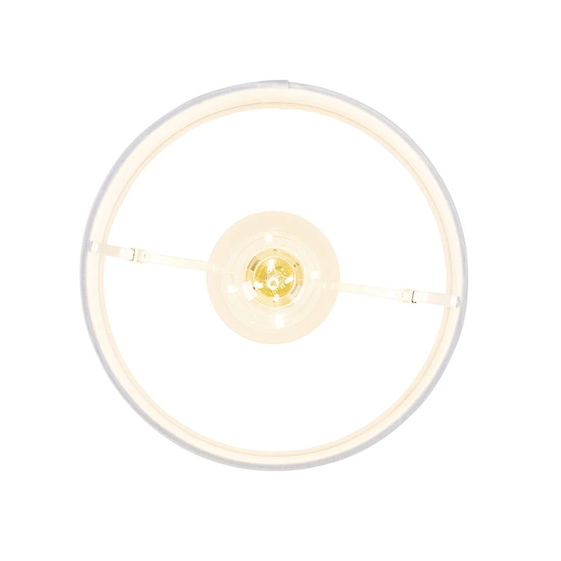 Auslauf ✨ QAZQA Moderne Deckenleuchte mit weißem Schirm 25 cm - Combi 🔔 6 Auslauf ✨ QAZQA Moderne Deckenleuchte mit weißem Schirm 25 cm - Combi 🔔 – Bild 6