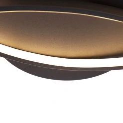 Angebote 😍 Trio Leuchten Deckenleuchte schwarz 80 cm inkl. LED 3-stufig dimmbar - Rowin 🥰 -Deckenleuchten Verkaufs-Shop 5684 102794 3